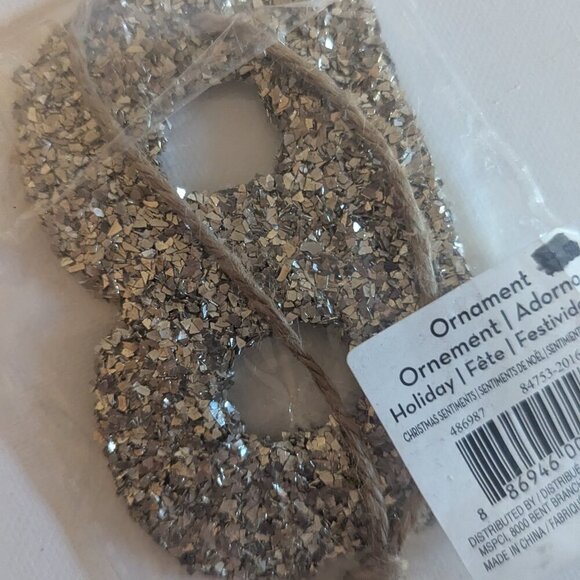 NWT Chunky Gold Glitter Letter 'B' Hanging Alphabet Sign Michaels Home Decor NEW - Picture 6 of 7